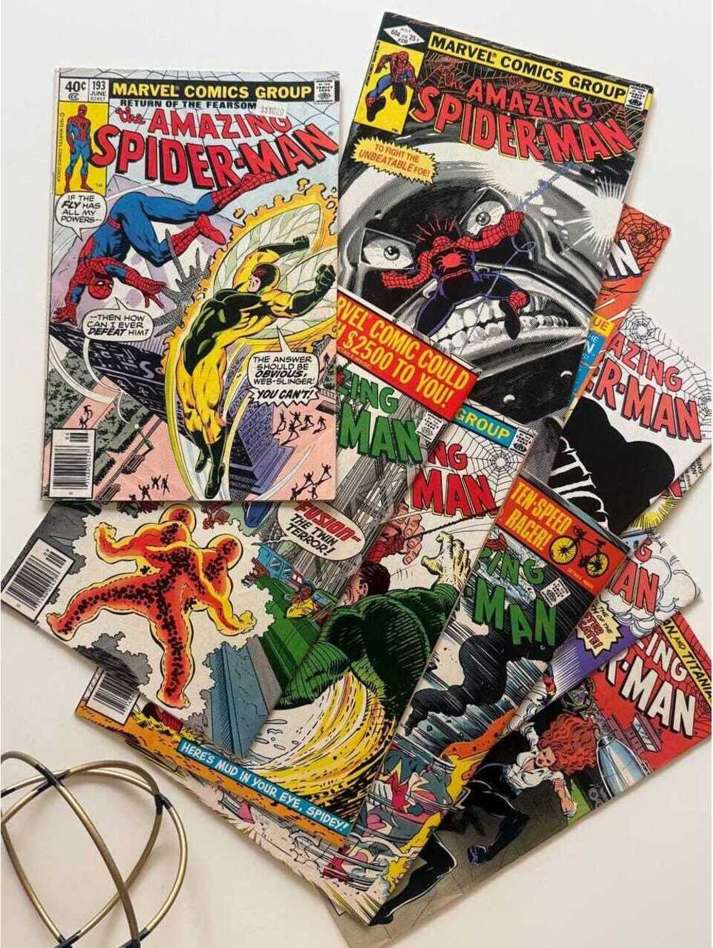 Amazing Spider-Man Comic Lot (1979–1986) 10 Issues | 1st Sinister Syndicate